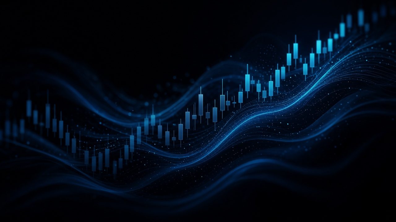 Market charts and trading workspace